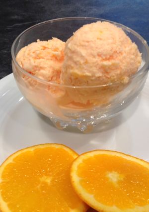 Una foto de Helado de naranja