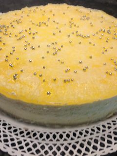 Una foto de Tarta mousse de piña y coco