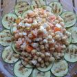Ensalada de garbanzos y calabacín