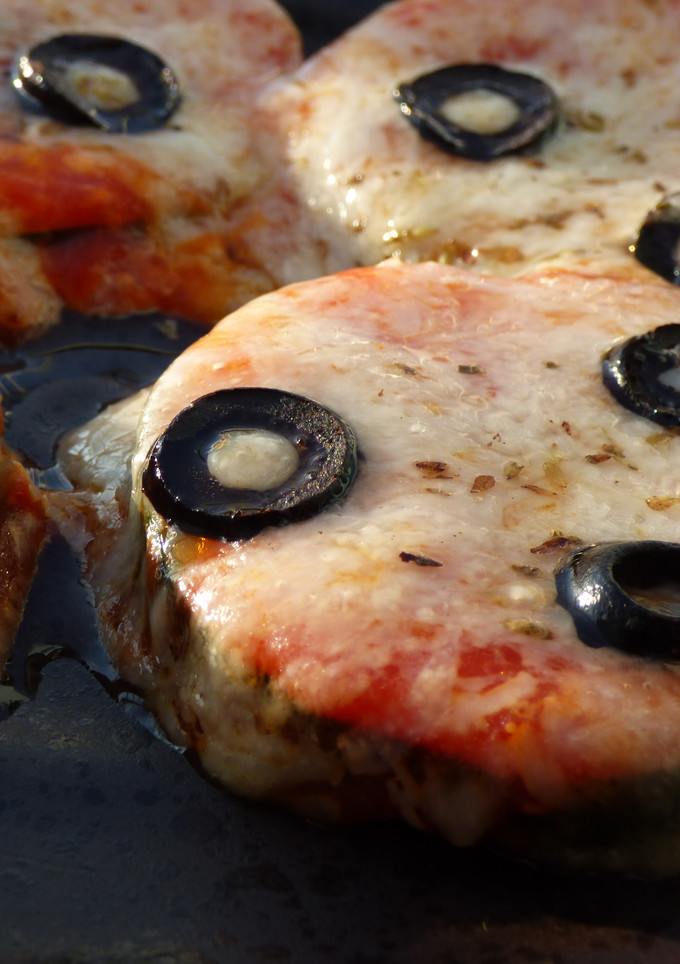 Una foto de Pizzetas de calabacín