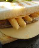 Sándwich de caballa y espárragos
