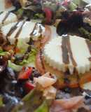 Ensalada de cerezas y jamón