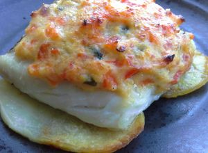 Foto principal de Merluza con costra de verduras y parmesano