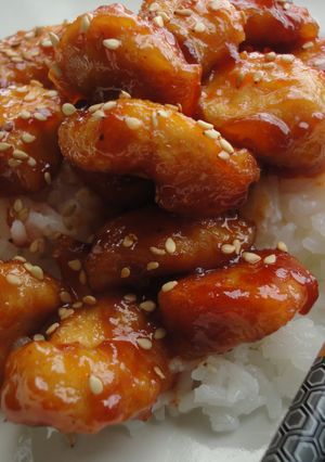 Una foto de Pollo estilo oriental