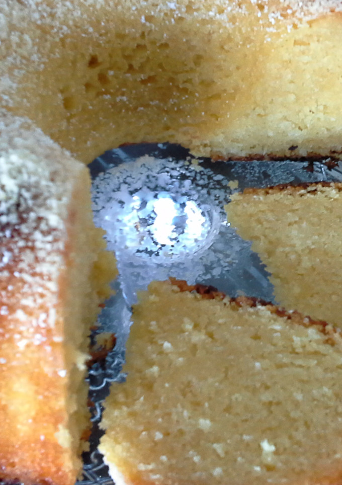 Una foto de Bizcocho de coco