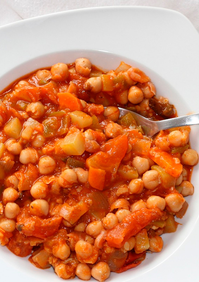 Una foto de Garbanzos estilo indio