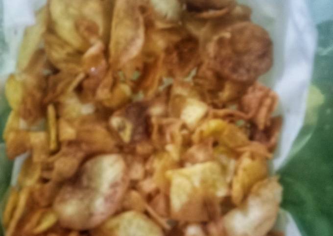 Resep Keripik Kentang (pelengkap soto) yang Menggugah Selera