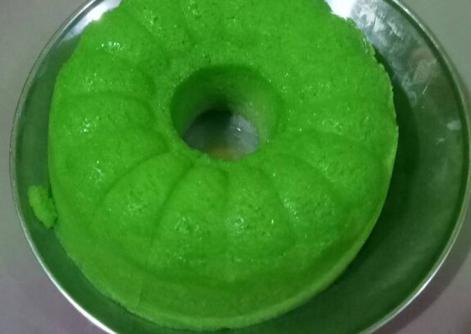 Resep Bolu kukus pandan sederhana (no mixer) Anti Gagal