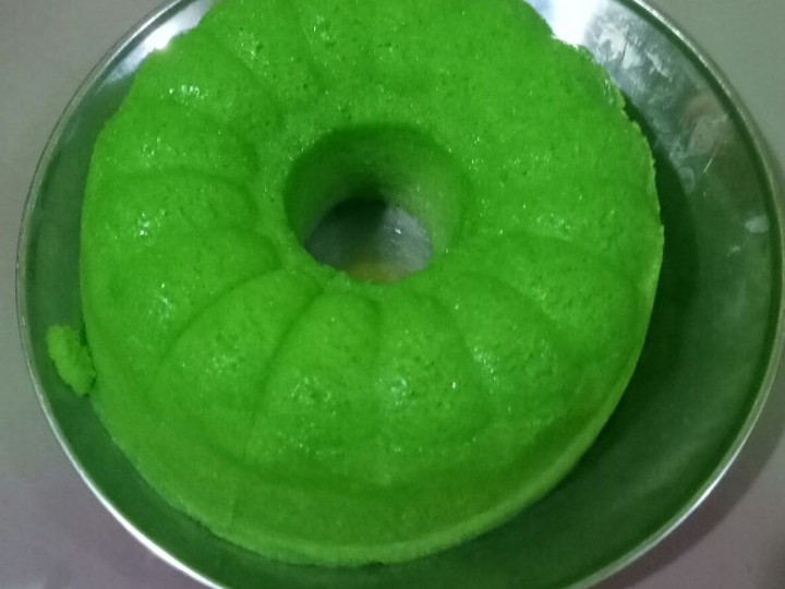 Resep Bolu kukus pandan sederhana (no mixer) Anti Gagal