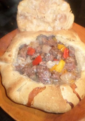 Una foto de Carne en masa