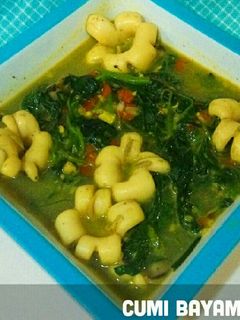 Foto resep Cumi bayam kalio