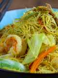 Fideos de Arroz Fritos con Curry