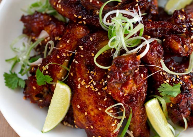 Alitas de pollo picantes (estilo Thai)