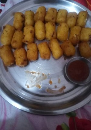 A picture of Potato Bites Crispy Garlic potato.