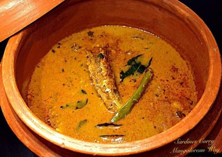 Recipe of Speedy Sardines Curry (Tarli) Mangalorean Way