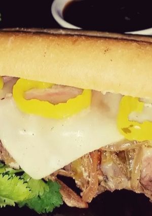A picture of Mike's Southwestern French Dips.
