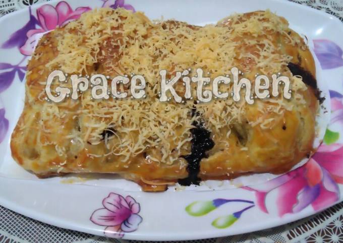Cara Gampang Membuat Strudel pisang coklat keju, Lezat Sekali