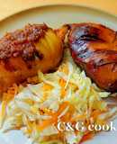 Φιλιππινέζικο γεμιστό θράψαλο (Inihaw Na Pusit) C&G