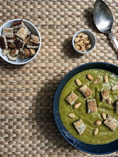 Una foto de Puré de verduras variadas