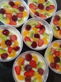 Foto resep Puding susu buah