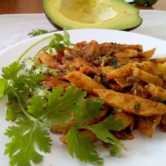 A picture of Spicy Chips Masala.