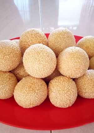 Foto resep Onde Onde Anti Gagal & Tips Menggoreng Agar Tidak Meletus