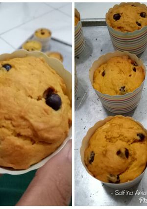 Foto resep Pumkin Muffin a.k.a Muffin Labu (No Mixer) Source: Tintinrayner