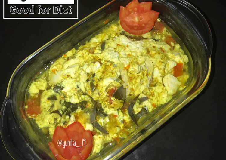 Resep Dada Ayam Tahu Kukus High Protein Good for Diet Anti Gagal
