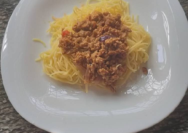 Spaghetti N Mince!!!!#author marathon