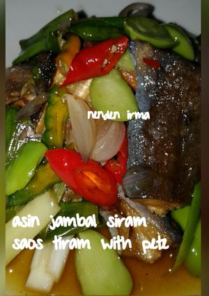 Foto resep Asin jambal saos tiram with pete