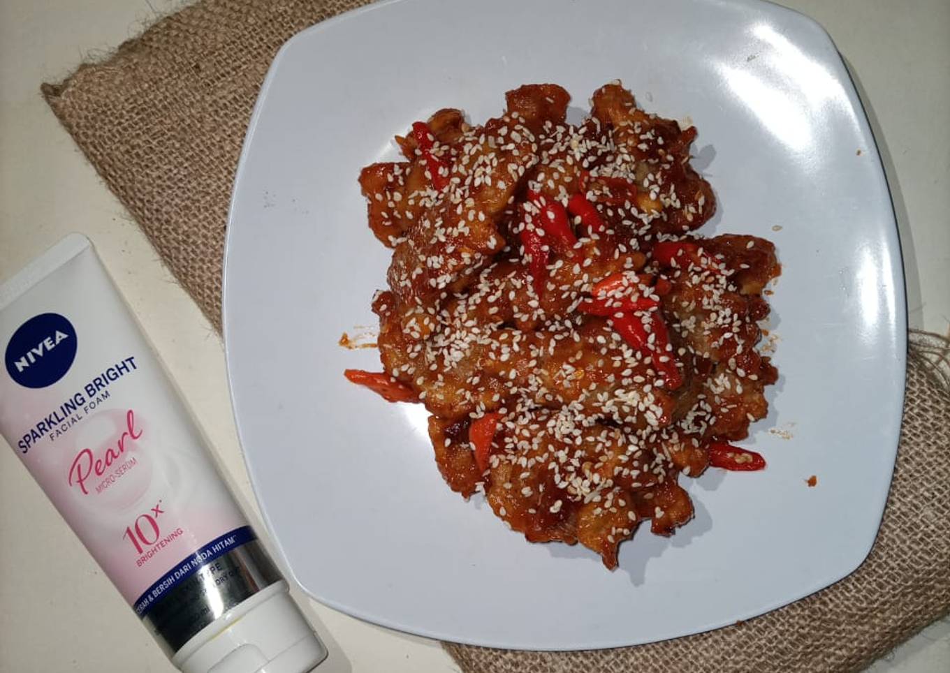 Resep Fire chicken easy, yummy n simple cook 😋 yang Lezat