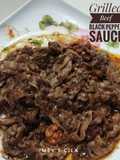 Grilled Beef Black Pepper Sauce