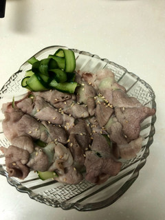 肉片小黃瓜捲 的食譜成品照片