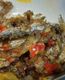 Cá cơm tươi chiên nước mắm