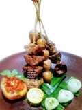 Aneka Sate Baceman Tempe, Telur Puyuh dan Rempeloati Angkringan