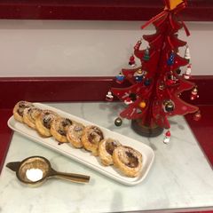A picture of Mince pie pinwheels.