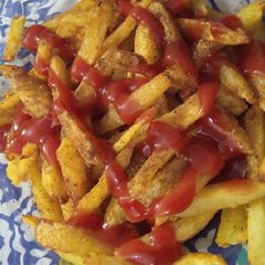 A picture of Crispy zinger masala fries.