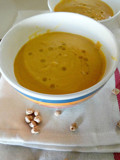 Una foto de Crema de garbanzos