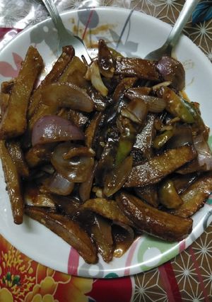 A picture of Chilli Shezwan Potato.