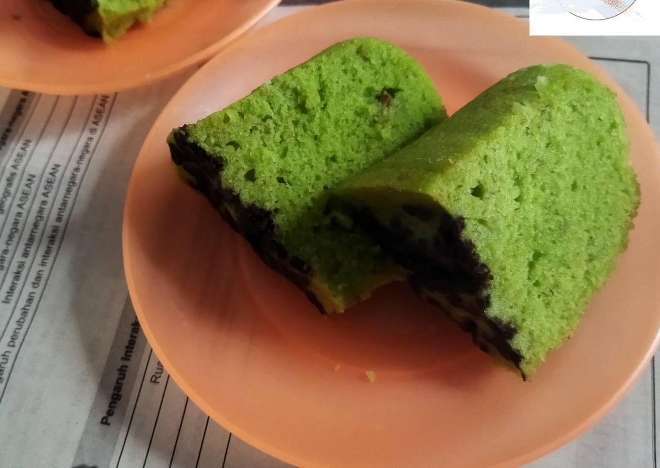 Bolu Pisang Pandan