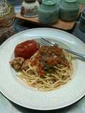 Mì ý sốt cà chua nhân thịt