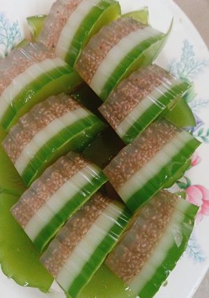 Hình của món Rau câu hạt chia.