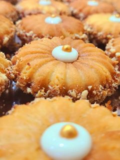 صورة لوصفة حلوة الصدفه محشيه كراميل وكنافة🐼🤎💞🌻🌺👍