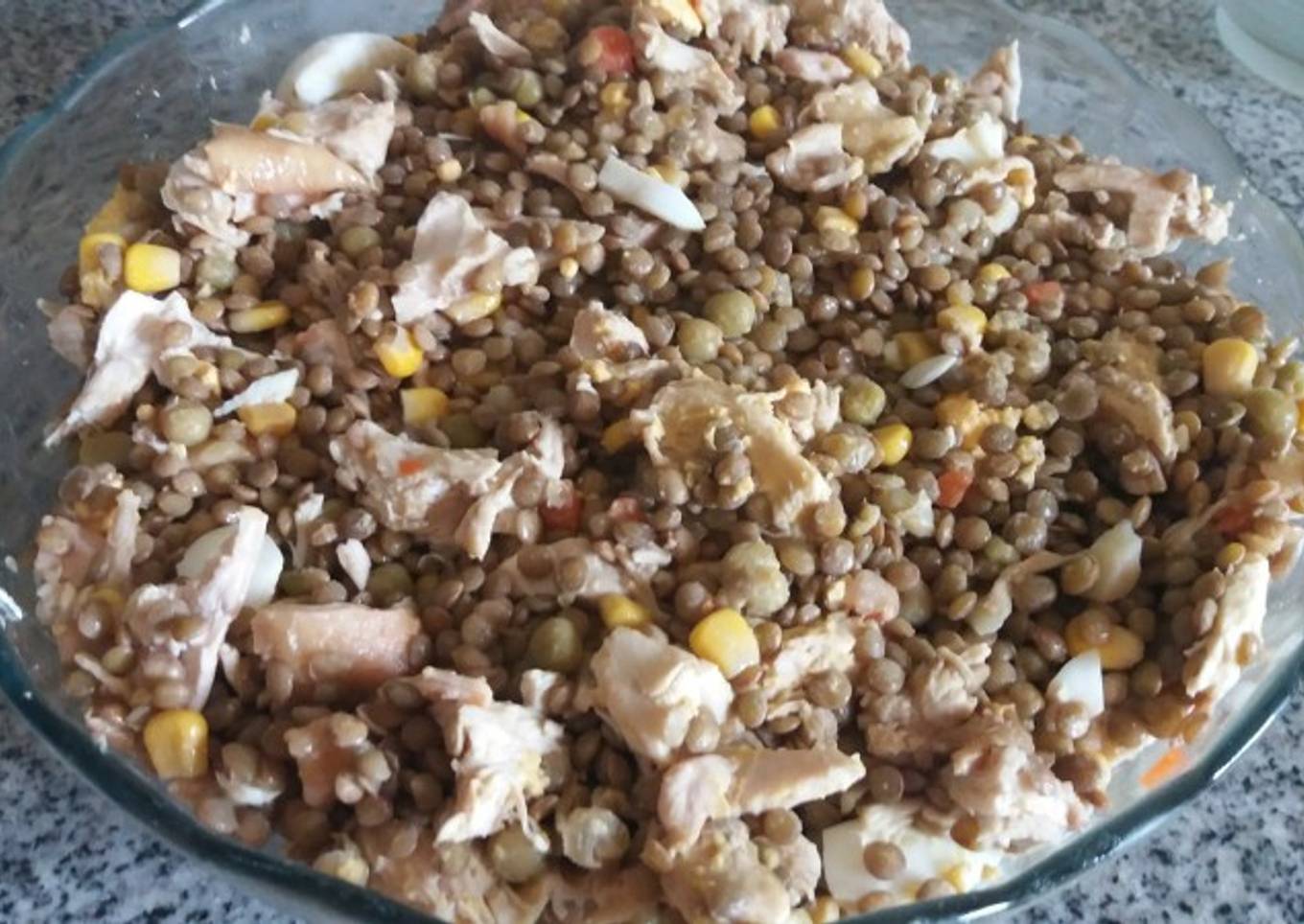 Ensalada de lentejas