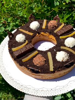 Foto di Ricetta della Torta Pudding con la Colomba Pasquale o Brioche 🥐