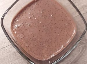 Csokis chia puding recept fotója