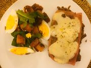 Una foto de milanesa cuadrada