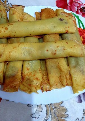 O poză a rețetei Clătite cu dulceață.