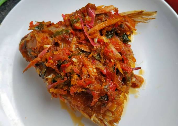 Nila Goreng Sambal Kecombrang