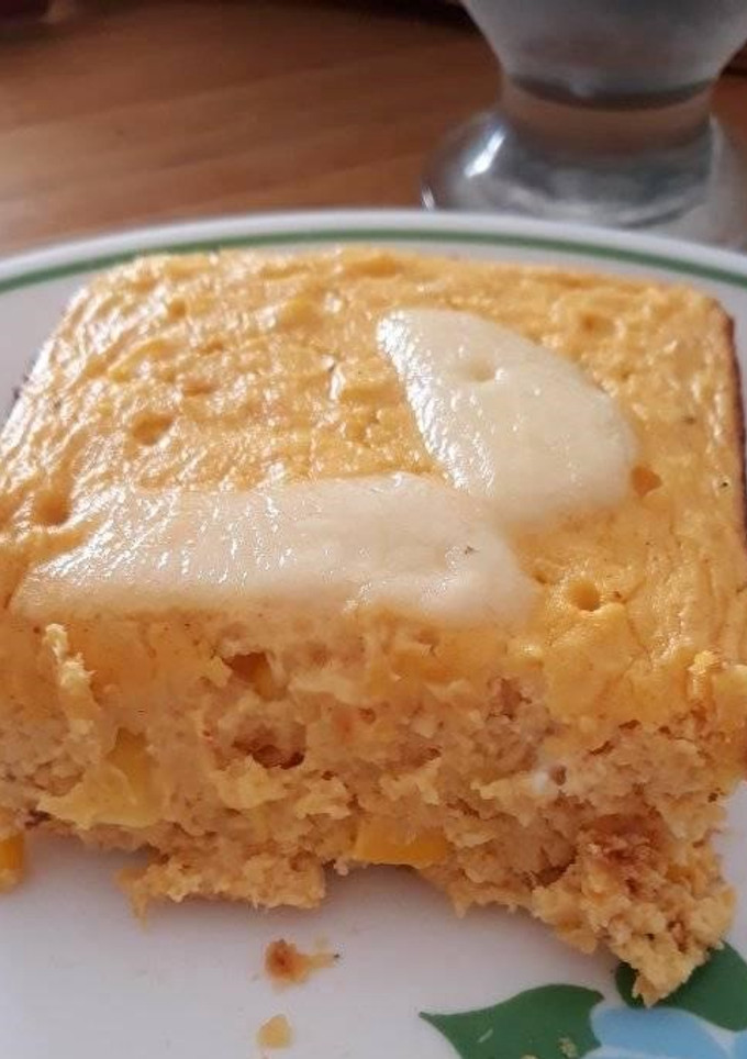 Una foto de Budín de choclo para diabéticos